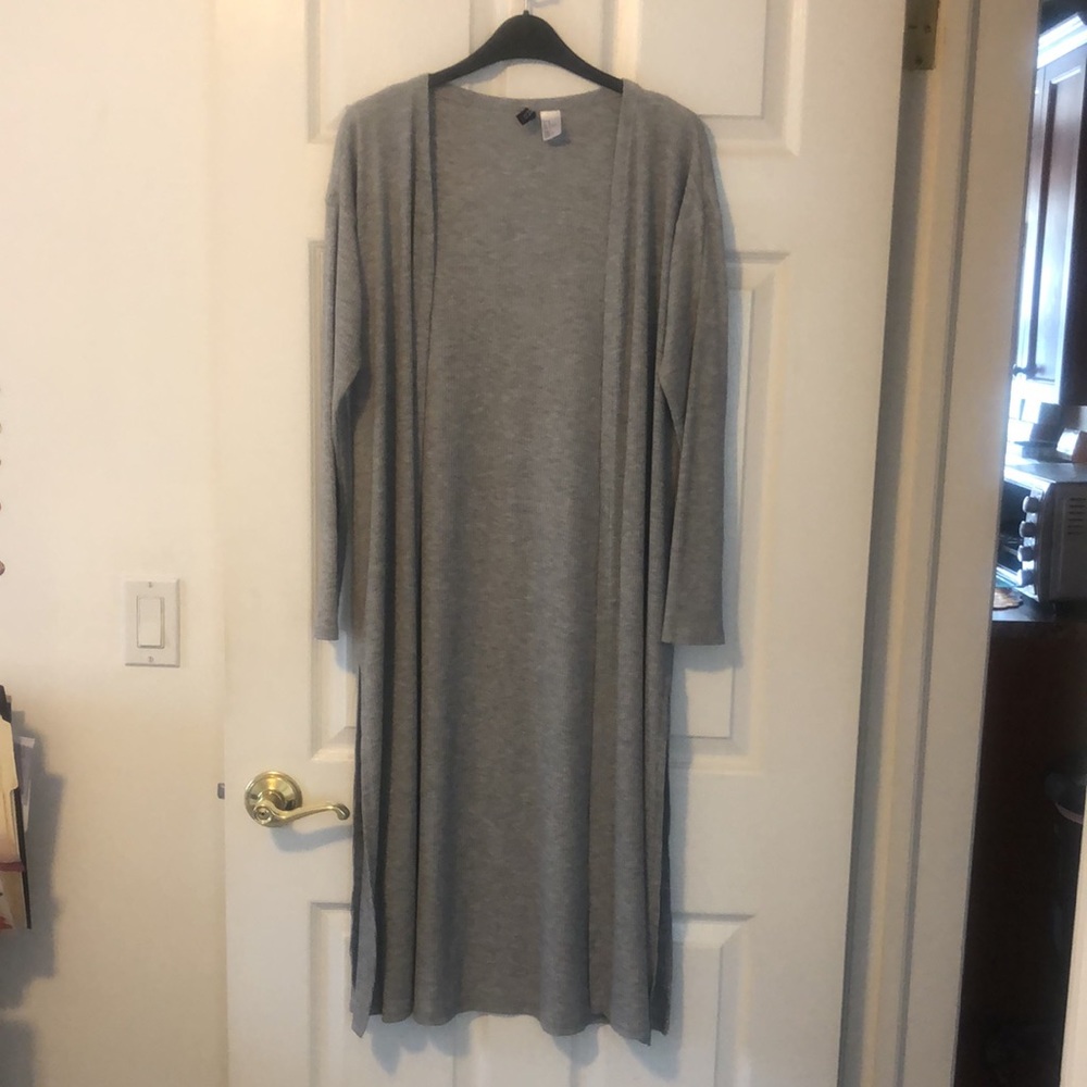 H&M light gray Duster